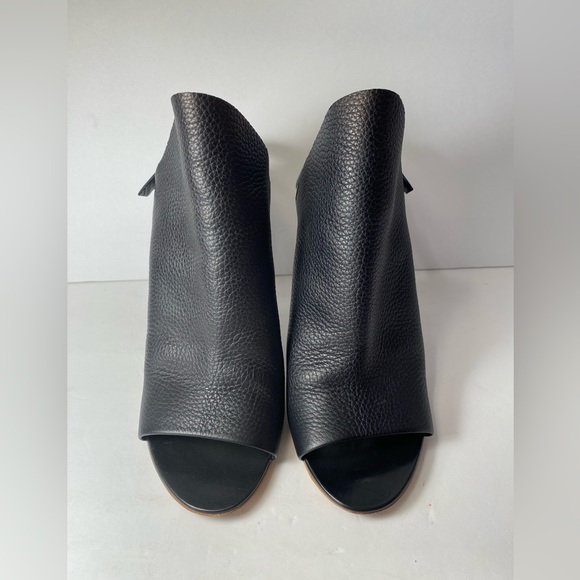 Balenciaga open toe slingback sandals heels black 37 7 - Picture 4 of 9